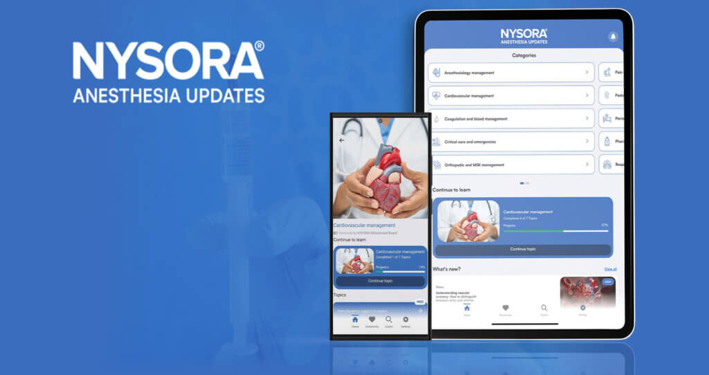 NYSORA Launches the Anesthesia Updates app: Your Trusted 2025 Updates Hub