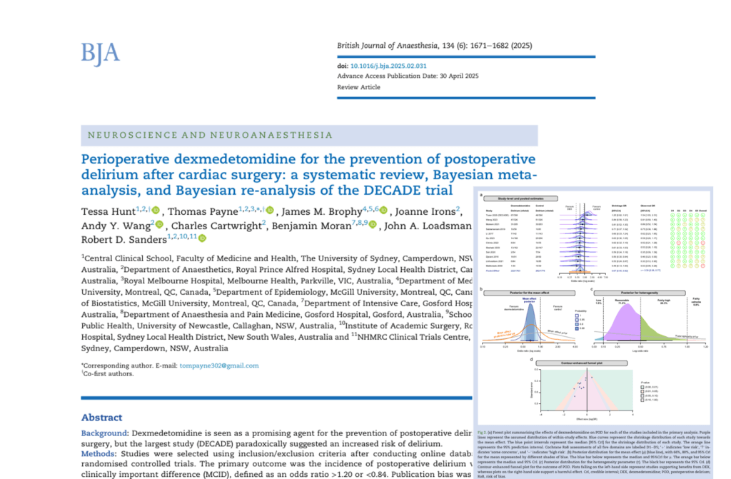 Dexmedetomidine and Postoperative Delirium After Cardiac Surgery
